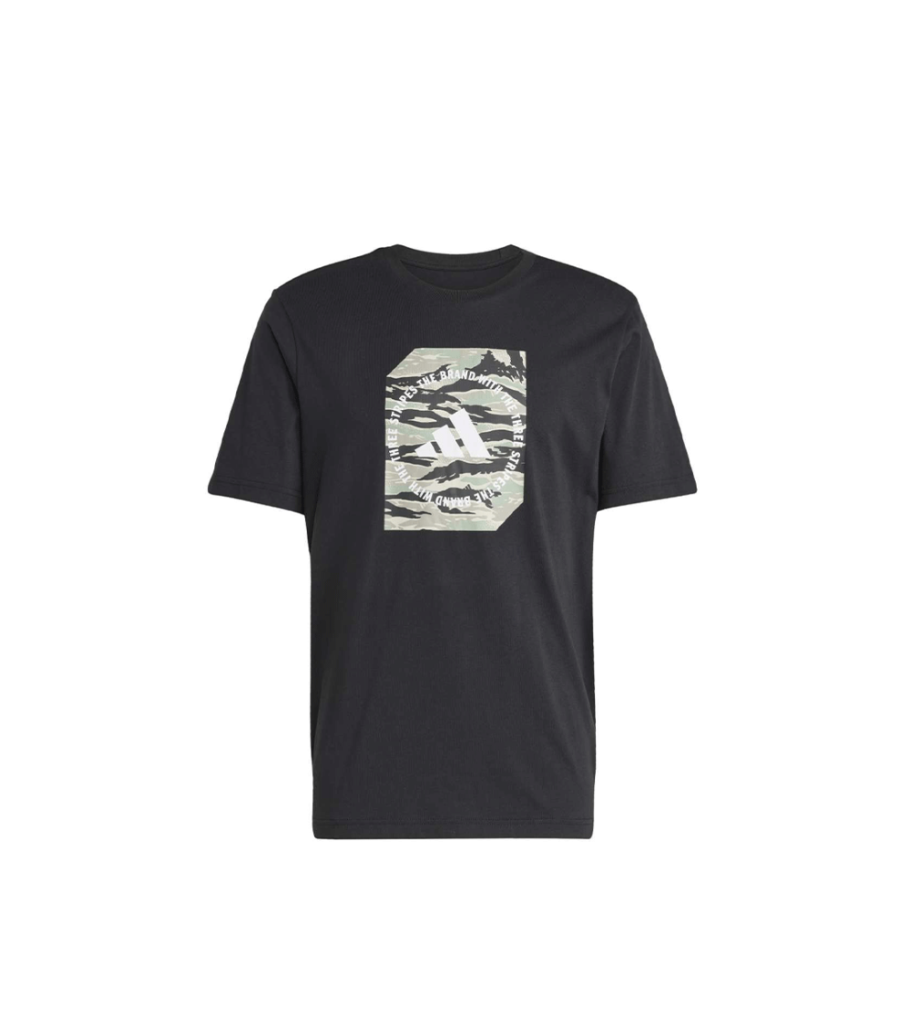 T-SHIRT ADIDAS CAMO BOX BLACK MEN