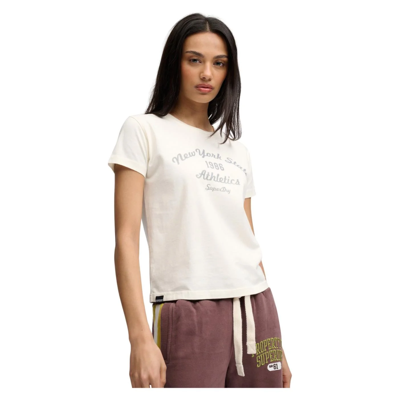SUPERDRY FITTED GRAPHIC W TEE