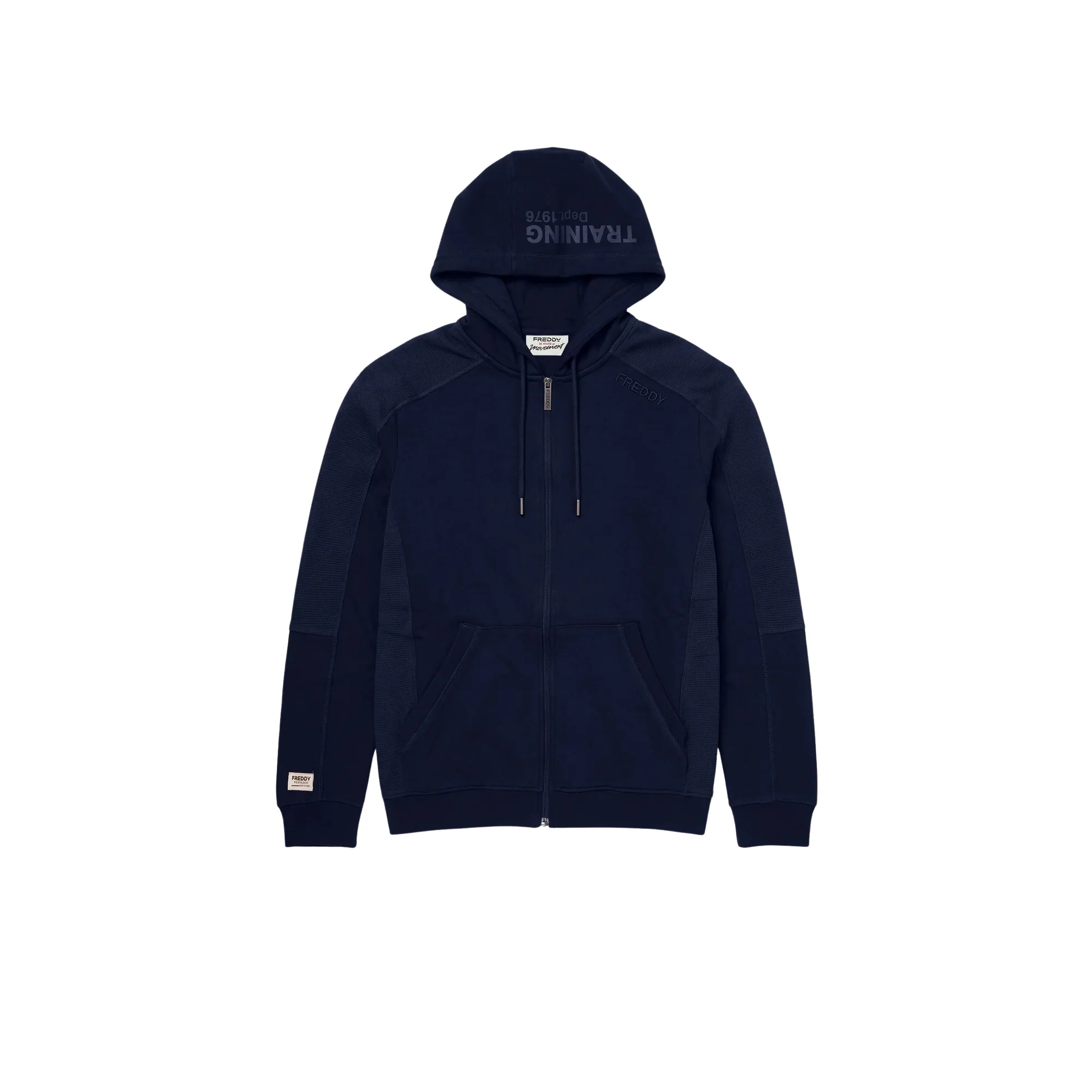 FREDDY FELPA FULL ZIP CAPPUCCIO