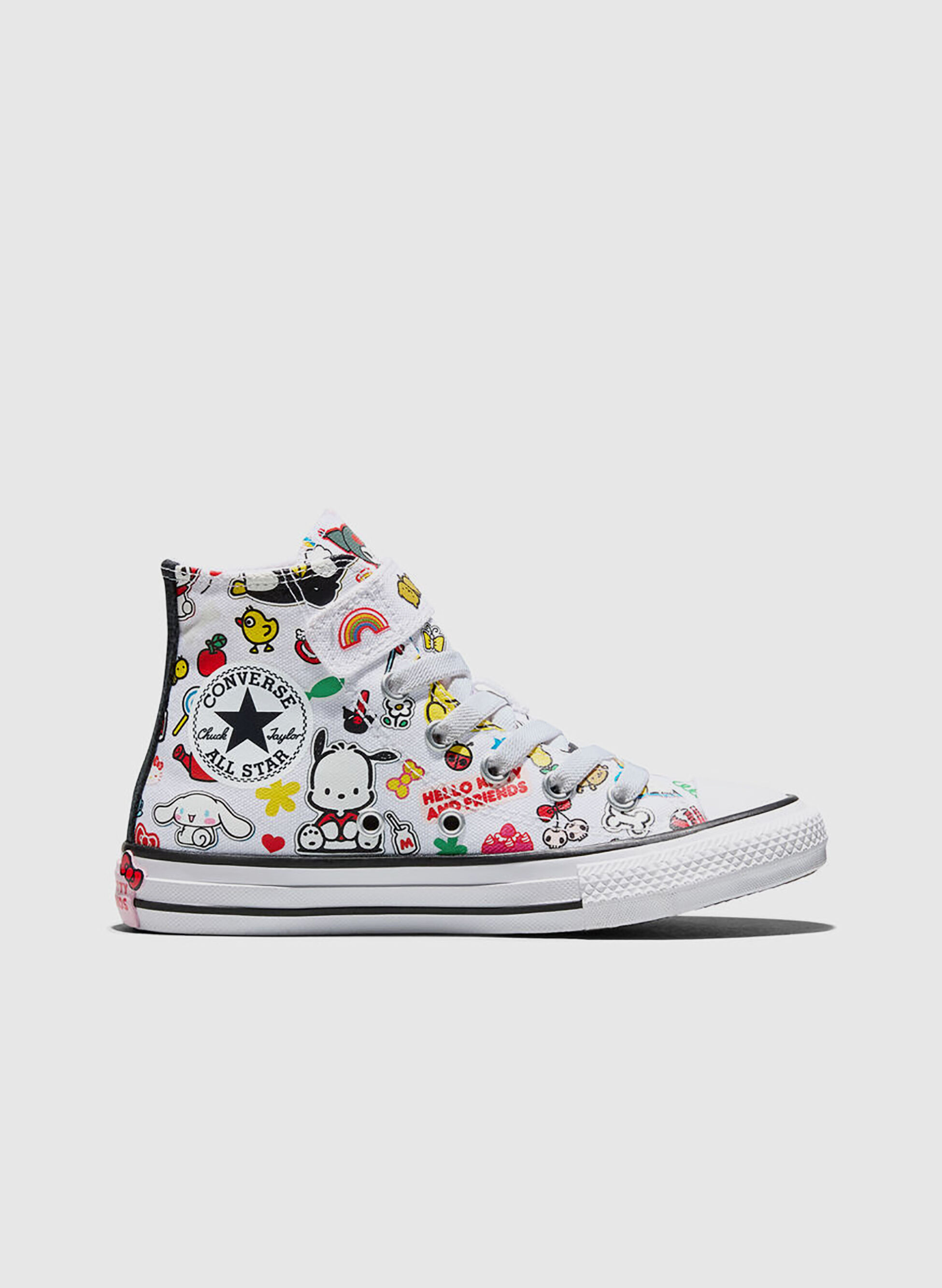 SCARPA HELLO KITTY AND FRIENDS CHUCK TAYLOR ALL STAR EASY-ON STICKERS BAMBINA