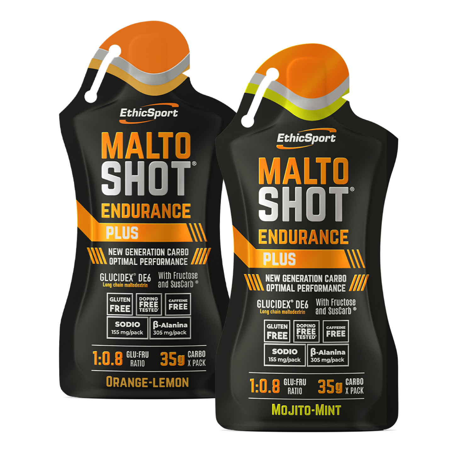 MALTOSHOT ENDURANCE PLUS - BOX DA 15 PZ MOJITO - MINT